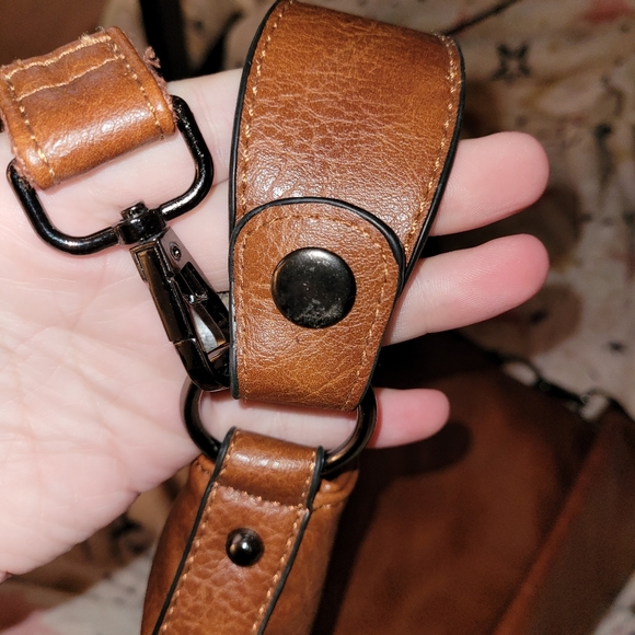 Brown Faux Leather Purse - Picture 9 of 10